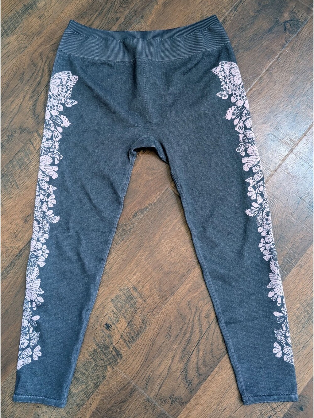 Whimsigoth Fairy Vibes Fabletics Jacquard Butterfly Seamless Leggings XL - Picture 1 of 4